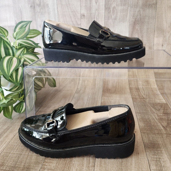 Paul Green Nandi Patent Leather Horsebit Loafers NWT Size US 6.5 - Picture 9 of 16